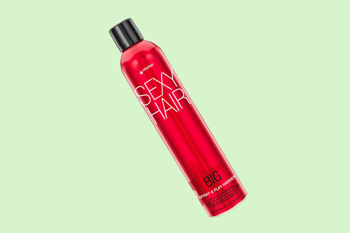 Spray bottle of Sexy Hair Spray & Play Harder Hairspray Spray bottle of Sexy Hair Spray & Play Harder Hairspray