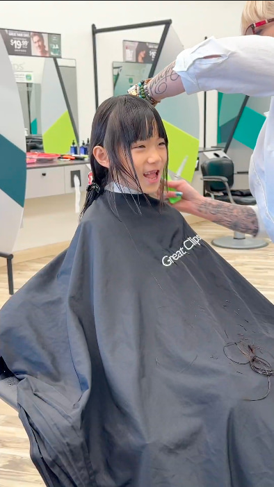 video player - Ellis (and mom) trust Great Clips with her first back-to-school haircut